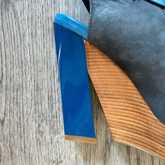 Maria Sharapova by Cole Haan Blue Platform Sandals | 8 - Picture 7 of 10